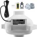 VEVOR Radon Mitigation Fan System,4inch 260CFM,4 X4 Kits