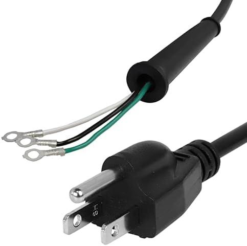 SKILSAW 95104L Replacement Power Cord - Compatible with SPT77WM, SPT77W, SPT78W, SPT70WM, SPT70V Circular Saw - Heavy Gauge 8.2 FT 3-Prong Black Cord