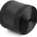 Syhood Cord Cover Floor Carpet Cable Cover Floor Wire Protector Cable Management for Office Carpet Organized and Protect(4 Inch X 15 Feet,Black)