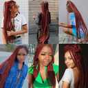 #33 Reddish Brown Human Braiding Hair Copper Red Deep Wave Bulk 14 14 14 Inch Brazilian Virgin Hair Auburn Brown Deep Curly Braiding Hair Extensions 3 Bundle 150g