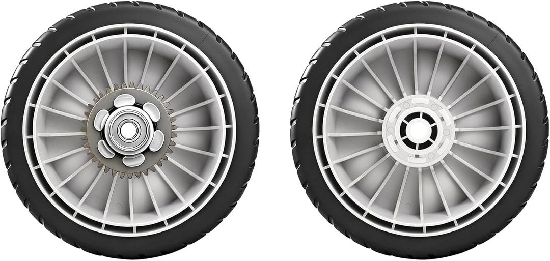 42710-VE2-M02ZE 2 Rear Lawn Mower Wheels, Fit for Honda HRR216 HRR216K9VKAA HRS216 HRT216 HRB215 etc 21 InchLawn Mower, 8 Inch Push lawn Mower Wheels,GCV160 Push Mower Wheels