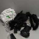 Halloween Spider with Simulation Web Led String Lights 200Led Purple Lighting 8 Modes Battery Operated Indoor Outdoor Holiday Decoration