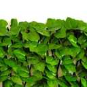 Artificial Ivy Privacy Fence Screen, Green Plant Courtyard Decoration, Simulated Fence, Artificial Leaf Fencing Panel(#2)
