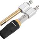 2 in 1 Downstream Soft Wash Chemical Nozzle, M5 Twist Shooter Tips Nozzles, 0-60° Adjustable Spray Pattern, for 1700-6000 PSI, 3-7 GPM Pressure Washer, with 1/4 in Quick Connector