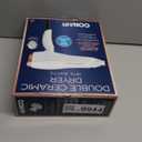 Conair Double Ceramic Hair Dryer with Diffuser | Blow Dryer with Ionic Conditioning | Includes Diffuser and Concentrator | White