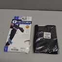 Truform Compression Socks, 20-30 mmHg, Men's Dress Socks, Knee High Over Calf Length, Black, Large