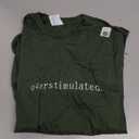 overstimulated. T-Shirt, Dark Gree, S