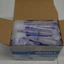 100 Pack Disposable 3ml/cc Lab Syringes with 23Ga 1 Inch Needle Luer Lock, Individually Sealed Packed