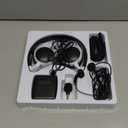 Rechargable Hearing Amplifier for Seniors, Personal Sound Amplifier with Directional Mic,Headphone,Mini Earphone (black)