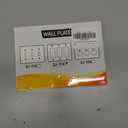 3 x 2 Pack Decorator Light Switch Cover Plate, Standard Size 3-Gang 4.57 x 6.38", Wall Plate Switch Cover, Outlet Covers Wall Plate, Unbreakable And High Temperature Resistant Switch Plate Covers, White