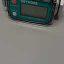 1 Inch Digital Turbine Fuel Flow Meter, 2.6-26 GPM Inline NPT Thread Flowmeter with 3/4 in Adapters for Water, Diesel, Gas Oil, Gasoline, and Other Liquids - Supports Gallon, QTS, PTS, L, m