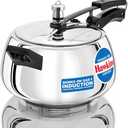 Hawkins 5 Litre Contura Pressure Cooker, Stainless Steel Inner Lid Cooker, Handi Cooker, Induction Cooker, Silver (SSC50)