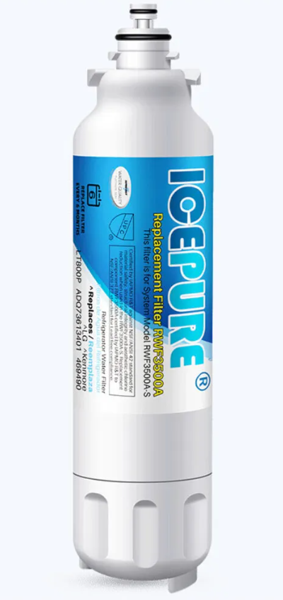 ICEPURE RWF3500A Refrigerator Water Filter Replacement for EveryDrop Filter