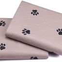 Washable Dog Pee Pads with Puppy Grooming Gloves,Puppy Pads,Reusable Pet Training Pads,Waterproof Pet Pads for Dog Bed Mat,Super Absorbing Whelping Pads (31x36 Inch (Pack of 2))