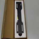 Valet Rod for Closet Pull Out, Retractable Slide Out Rod for Closet, Black (1 Pack)