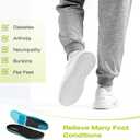OrthoComfoot Men's Arch Support Dress Oxfords (9.5, W2-white)