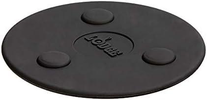 Lodge Silicone Magnet Trivet, 5.75 inches, Black