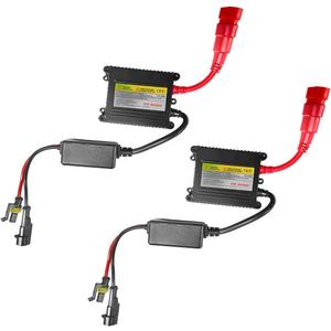 2 PCS DC 12V 55W Xenon HID Ballast, Ultrathin Xenon HID Ballast Control Unit with Igniter Module, DC Headlight Stabilizer Control Module Replacement, Car Accessories