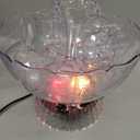 Nostalgia LPF230 3-Tier Lighted Party Fountain, Holds 1.5 Gallons, LED Lighted Base, Includes 8 Reusable Cups