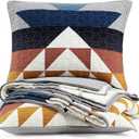 PENDLETON Explorer King Quilt Bedding Set with 2 Shams Premium Cotton Lightweight Quilted Bedspread Coverlet for Bed Rustic Home Decor Machine Washable, 110-inch x 96-inch, Blue Grey Multicolor