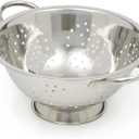 Tablecraft 3/4 quart Mini Colander, Silver