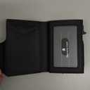 Wallet for Men Wallet with Slim Pop Up Card Holder 9-13 Cards, Bifold Minimalist Smart Wallet RFID Blocking Credit Card Holder with ID Window & Stretchable Cash Slot Compact Metal Aluminum Card Case (Black)