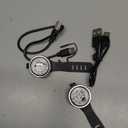 Tubasion 2-Pack Dog Lights for Night Walking, Upgraded 8 Modes Rechargeable Dog Collar Lights for Nighttime Clip On, IPX6 Waterproof and Silicone Band Safety Lights for Dog Collars