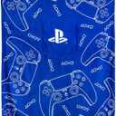Paladone PlayStation 2-in-1 Cushion Blanket - Officially Licensed Travel Blanket, Foldable Soft Fluffy Throw, Compact Design for Gaming Room or Bedroom Decor