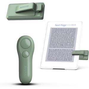 SK SYUKUYU RF Remote Control Page Turner for Kindle Reading Ipad Surface Comics, iPhone Android Tablets Reading Novels Taking Photos(Green)