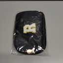 Graduation Gifts for Him - Crossbody Bag for Men, Sling Bag / Waist Pack for Travel & Sports, Initial White L, Black