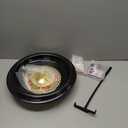 Roulette Wheel Set  16-Inch Gambling Wheel with Reversible Roulette and Black Jack Table Cotton, Chips, 2 Decks of Cards, and More by Trademark Poker