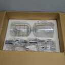 Modern Crystal Wall Sconces Set of Two Indoor Chrome Wall Lamp Vanity Wall Lighting for Bathroom Bedroom Living Room Stair2Pack