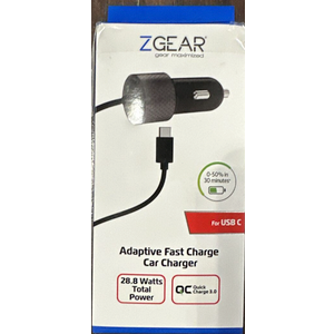 Adaptive Fast Charge Car Charger 28.8Watts