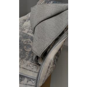 8x10 Area Rugs for Living Room, Machine Washable Non Slip Vintage Rug, Non-Slip Stain Resistant, Large Soft Home Decor Rug for Bedroom Dining Room (Blue/Grey,8'x10')