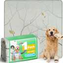 FXW Washable Pee Pads for Dogs, Puppy Pads with Super Absorbent, Specifically Designed for FXW Rollick/Homeplus 24 inch 8 Panels Dog Playpen, 63" Square, Branch, 1 Pack