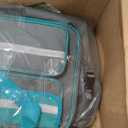 Keaber Cat Carrier for 2 Cats with Expandable Space & Litter Box, Gray