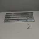 LONTAN 2 Pairs 18 Inch Soft Close Drawer Slides 3 FOLD Full Extension Dresser Drawer Glides Side Mount Heavy Duty Cabinet Rails 100 LB Load Capacity