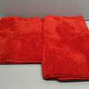 2 Piece Bathroom Rugs and Mats Sets, Soft Bath Mats for Bathroom with Non-Slip Backing, Machine Washable Microfiber Absorbent Bath Rugs (16''x24'' Plus 20''x32'',Red)...