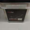 BasicGear Cast Net, Protected Weights, 10ft Radius, 3/8 in Mesh
