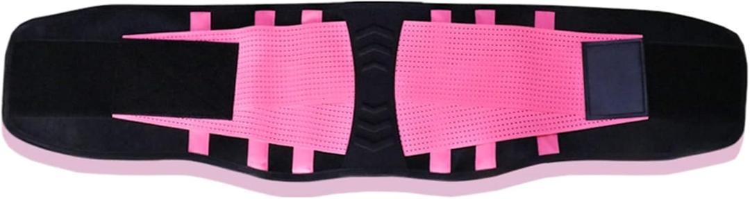 Sports Belt Colorful Gym Weightlifting Girdle Compression Waist Belt Deadlift Exercise Bodybuilding Strength Training Equipment (Color : Pink, Size : 105-125CM)