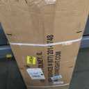 US Weight Black Plastic Stanchion for Crowd Control with 6.5' Retractable Black Barrier Belt with Tool-Free Assembly and UNIVERSAL BELT ENDS that Fit Most Brands - Pack of 2 - Made in the USA
