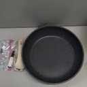 CAROTE Non Stick Frying Pan Skillet, Omelet Pan, Healthy Non Toxic Granite Chef Pan, Induction Compatible Egg Frying Pan with Heat-Resistant Handle, PFOA-Free,Black, 12"