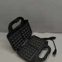 Amazon Basics 2-Slice Waffle Maker with Non-Stick Coating, Easy to Clean, 700W, Black