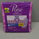 Poise Incontinence & Postpartum Pads for Bladder Leaks, 7 Drop Ultra Absorbency, Long Length, 39 Count, Packaging May Vary