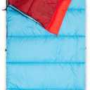 Coleman Flatlands 30/40/50F Sleeping Bag, Made from 100% Recycled Material, Big & Tall Options, Cool-Weather Sleeping Bag for Camping, Sleepovers, Guests & More (40F Regular Size)