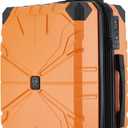 Wrangler ATG Alpine 22" Expandable Rolling Hardside Carry-On Luggage, Blazing Orange