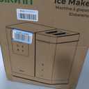 Silonn Nugget Ice Maker Countertop with APP & Voice Control, Self Cleaning Ice Machine with 3L Large Water Tank, 40 lbs/24H Soft Chewable Ice, Portable Pebble Ice Maker for Home and Party, Silver