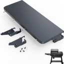 BBQ-PLUS Front Shelf for Traeger Woodridge, Side Table Replacement Parts for All P.A.L. Traeger Pellet Grills BAC762, Durable Metal Grill P.A.L. Pop-and-Lock Accessory for Food Prep & Storage