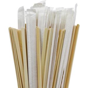 100Pcs Bamboo Coffee Stirrers Individually Wrapped  Coffee Stir Sticks 5.5 Inch, Stir Sticks For Coffee Bar, Disposable Stir Sticks for Coffee and Cocktail