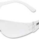 MCR Safety CL010 Checklite Safety Glasses with Clear Frame and Clear Lens, 1-Pair